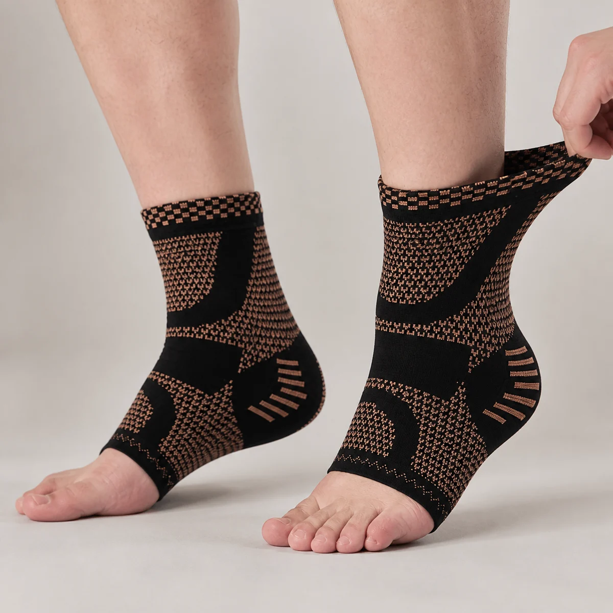 FlexiPro Knöchel-Kompressionssocken auf Reisen